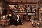 Frans The Younger Francken Wall Art - Sebastiaan Leerse in his Gallery
